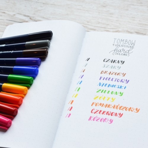 Brush peny Tombow dla początkujących